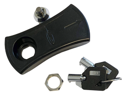 Allpa Lock With Key, Spare Key For Plastic Hatch, Black - 484171 - 484171