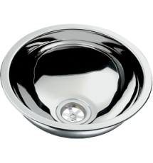 allpa stainless steel sinks, round
