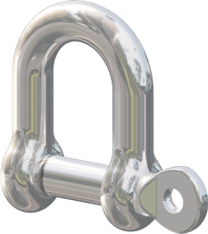 Antal Stainless Steel Shackle (Ø8mm) For 2 & 3-Sheave Opf-60 & 70 Blocks - 54008ss 72dpi - 54008SS