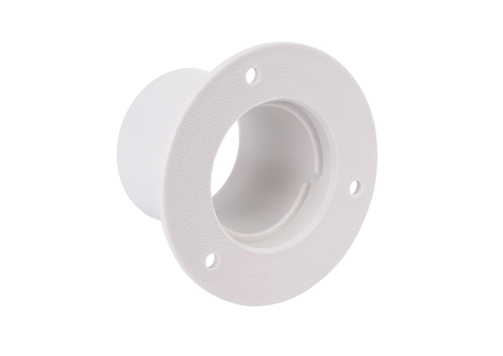 Shields Plastic Flange White; Uv-Stabilized - 64189761w 72dpi - 64189761W