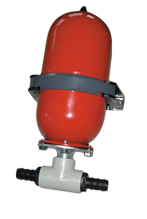 Johnson Pump Accumulator (Expansion Tank), Working Pressure Max. 12bar, Ø13mm (1/2"), Ø160x315mm, Steel Tank 2l - 66094683901 72dpi - 66094683901