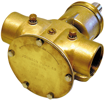 Johnson Pump Self-Priming Bronze Impeller Pump F8b-8, 279l/Min, 1-1/2" Inner Thread, Base Mount/Pulley-Transmission - 6610130211 72dpi - 6610130211