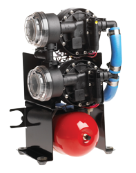 Johnson Pump Aqua Jet Duo Water Pressure System Wps 10.4, 12v/200w, 36l/Min, Max. 2.8bar, Steel Tank 2l - 66101340901 72dpi - 66101340901