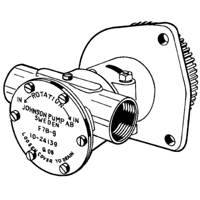Johnson Pump Self-Priming Bronze Cooling-Impeller Pump F7b-9 (Ford 2700-Serie) - 6610241391 72dpi - 6610241391