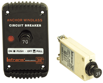 Lofrans Windlasses Thermal Circuit Breaker, 70a - 71804 72dpi - 71804