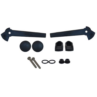 Goïot Tradition Plastic Pair Of Inside Right/Left Handles, With Mounting Kit (Black) - 73101691 1 - 73101691