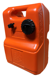 Allpa Plastic Outboard Fuel Tank 12l, 400x280x170mm - 9008012 - 9008012