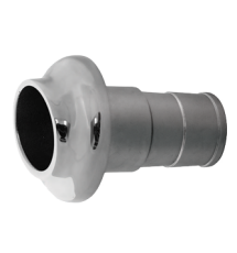 allpa stainless steel skin fitting for exhaust with rubber anti-reflux valve