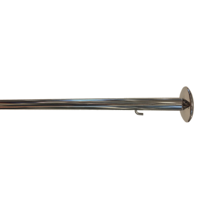 Allpa Stainless Steel Flag Pole, L=600mm Ø25mm, With 2 Hooks - 913812 1 1 - 913813