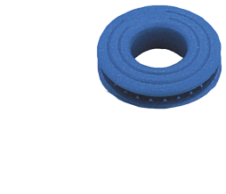 Allpa Plastic Grommet, Ø14mm, Blue (Suitable To Fix Canvas Covers) (Skin Pack Card-Board 12 Pieces) - A2214000 72dpi - A2214000
