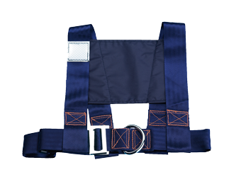 Allpa Safety Harness 'Olympia' With Stainless Steel Buckle And Ring, Breast Size 800-1200mm, Navy - B1480120 72dpi - B1480120