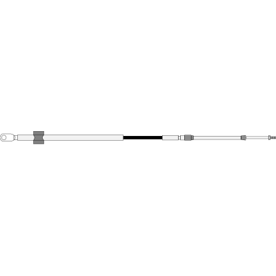 Seastar Control Cable Cc210 11' (3.36m) For Mariner - Cc21011 72dpi - CC21011