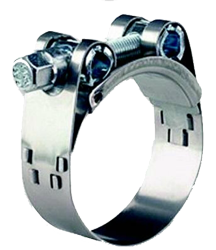Allpa Stainless Steel Hose Clamp With Bolt, 32-35mm, Width 20mm, Thickness 0,8mm (Per Piece) - Fa2603 72dpi - FA2603