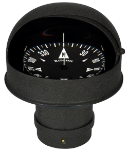 Ritchie Compass 'Globemaster Fd-600-Eb', 12/24/32v, Flush Mount, Ø152,4mm/2 Of 5°, Black (Sail) - Fd 600 eb - 9067383