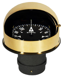Ritchie Compass 'Globemaster Fd-600-Ex', 12/24/32v, Flush Mount, Ø152,4mm/2 Of 5°, Brass (Sail) - Fd 600 ex 1 - 9067385