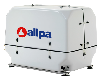 Allpa Marine Diesel Generating Set Model 'Paguro 14000', 14kva-11kw@3000 Rpm, Water Cooling - G14100 72dpi - G14100