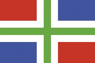 Allpa Dutch Province Flags 20x30cm 'Groningen' - Gr2030 72dpi - GR2030
