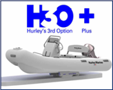 Hurley H3o Davit Plate Extension White - Hurley h3o 72dpi - 9084635