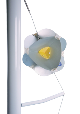 Allpa Aluminum Bracket Radar Reflector 'Navy Star' For Sail Boat - L3402012 72dpi - L3402012