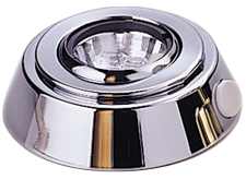 Allpa Chromed Brass Led Dome Light, Built-On, 12v, Led 6x0,3w, With Switch, H=36mm, Warm White - L4400520 72dpi - L4400520
