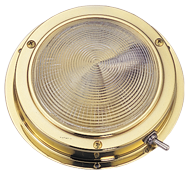 Allpa Brass Led Dome Light, Built-On, 12v/1,7w, Led 20x5ø, H39mm, Cool White - L4400534 72dpi 1 - L4400544