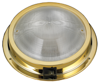 Allpa Brass Led Dome Light, Built-On, 12v/1,7w, Led 20x5ø, H49mm, Warm White - L4400556 72dpi - L4400556