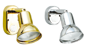Allpa Chromed Brass Reading Lamp, Halogen, Wall Mount, Adjustable, 12v/10w, D=54mm, With Switch - L4400943 72dpi - L4400943