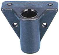 Allpa Nylon Rowlock Socket, Side Mounting Bracket, Ø17mm, Black - N1624 72dpi - N1624