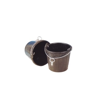 Allpa Rubber Bucket, 7,5l, With Galvanised Handle And Thimble - P001 72dpi - P001