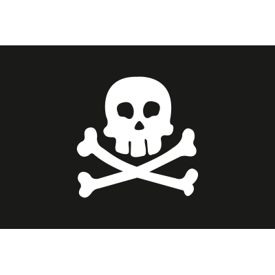 Allpa Pirate Flag 50x75cm - Pirat5075 72dpi - PIRAT5075