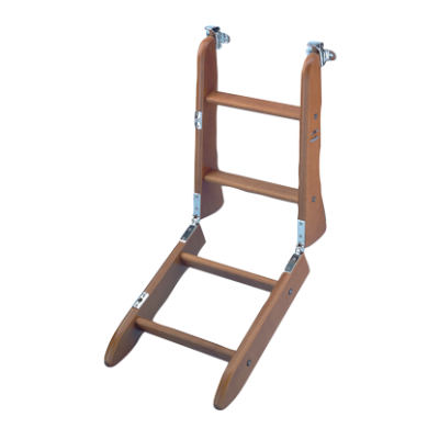 Allpa Wooden Bathing Ladder, 2+2-Steps With Anti-Slip Steps, L=900mm - S1400004 72dpi - S1400004