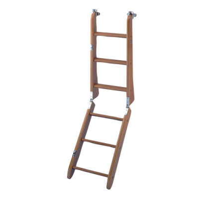 Allpa Wooden Bathing Ladder, 3+3-Steps With Anti-Slip Steps, L=1300mm - S1400006 72dpi - S1400006
