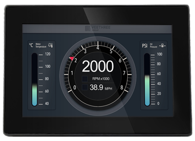 Veethree Engine Motor 5" Lcd Touch Screen T5 Universal -  72dpi - 9412