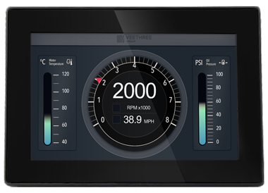 Veethree Engine Motor 5" Lcd Touch Screen T5 Universal -  72dpi - 9412