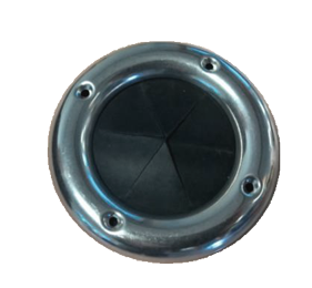 Steering Cable Grommet &Oslash;90x58mm, H=5mm; With Stainless Steel316 Ring - 001058 72dpi - 9001058