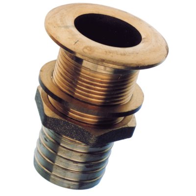 Brass Skin Fitting With Hose Connection, 3"X80mm - 001123l80 72dpi - 9001123L80