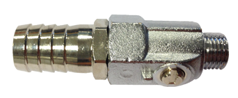 Chromed-Brass Mini-Ball Valve With Hose Pillar 17mm, 1/4", Inner- & Outer Thread - 001135a 72dpi 1 - 9001135A