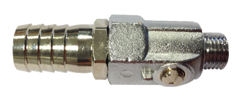 Chromed-Brass Mini-Ball Valve With Hose Pillar 17mm, 1/4", Inner- & Outer Thread - 001135a 72dpi 1 - 9001135A