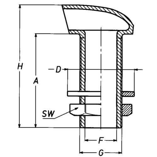 Chromed-Brass Breather Nipple, 1" - 001191e 01 72dpi - 9001191E