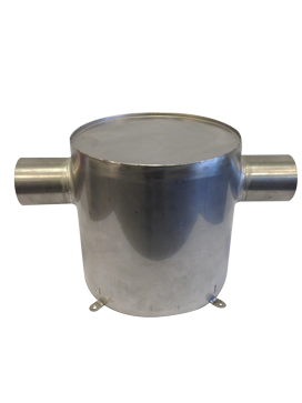Stainless Steel Waterlock, Vertical, Hose Connection &Oslash;90mm, H=300mm, &Oslash;300mm - 003900 72dpi 1 - 9003900