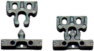 Door fasteners plastic