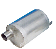 Stainless Steel Waterlock, Horizontal, Hose Connection &Oslash;40mm, L=230mm, &Oslash;160mm - 004400 72dpi 1 - 9004400