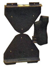 Mounting plate and container for tanks