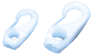 Nylon Snap Hook, 6mm, White - 004802 72dpi - 9004802