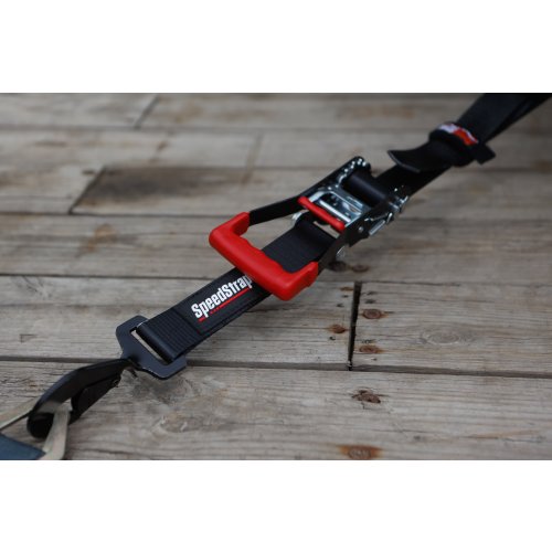 Speedstrap 50 mm Ratchet Tie-down spanband, haak en lus, 300 cm, zwart - 00631020 4 - 900631020