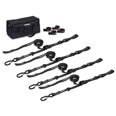Speedstrap 25 mm Cam-Lock Kit, Tie-down, s-haken en lus, 300 cm, zwart - 00631025 1 - 900631025