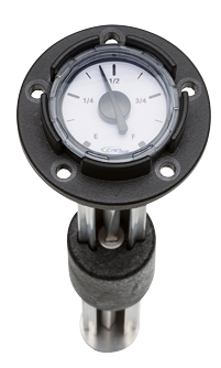 Mechanical fuel gauge for inboard fuel tanks