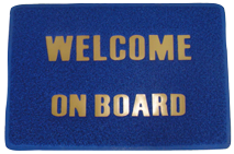 Rug 'Welcome On Board', Dim. 600x320mm, Pvc - 015305 72dpi - 9015305