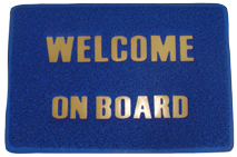 Rug 'Welcome On Board', Dim. 600x320mm, Pvc - 015305 72dpi - 9015305