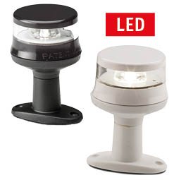 Navigation Top Light 360&deg; White, Led 12-24v, Black Housing - 015530 samen 3 - 9015530